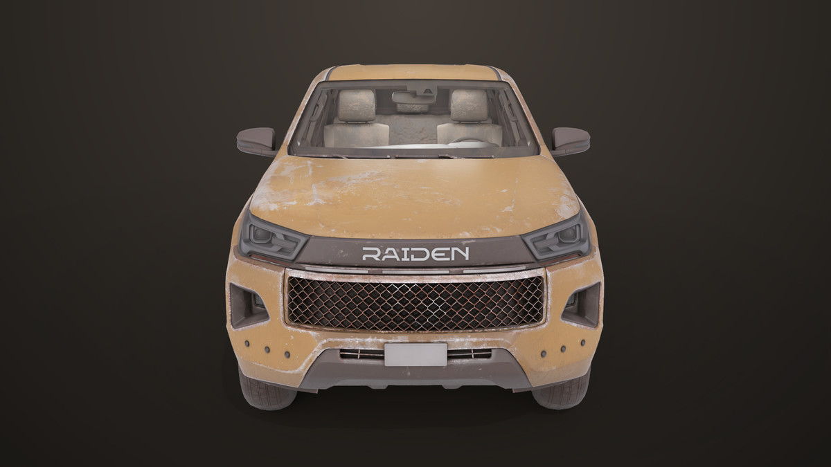 Pickup Truck 04 Brown Dusty URP HDRP Textures