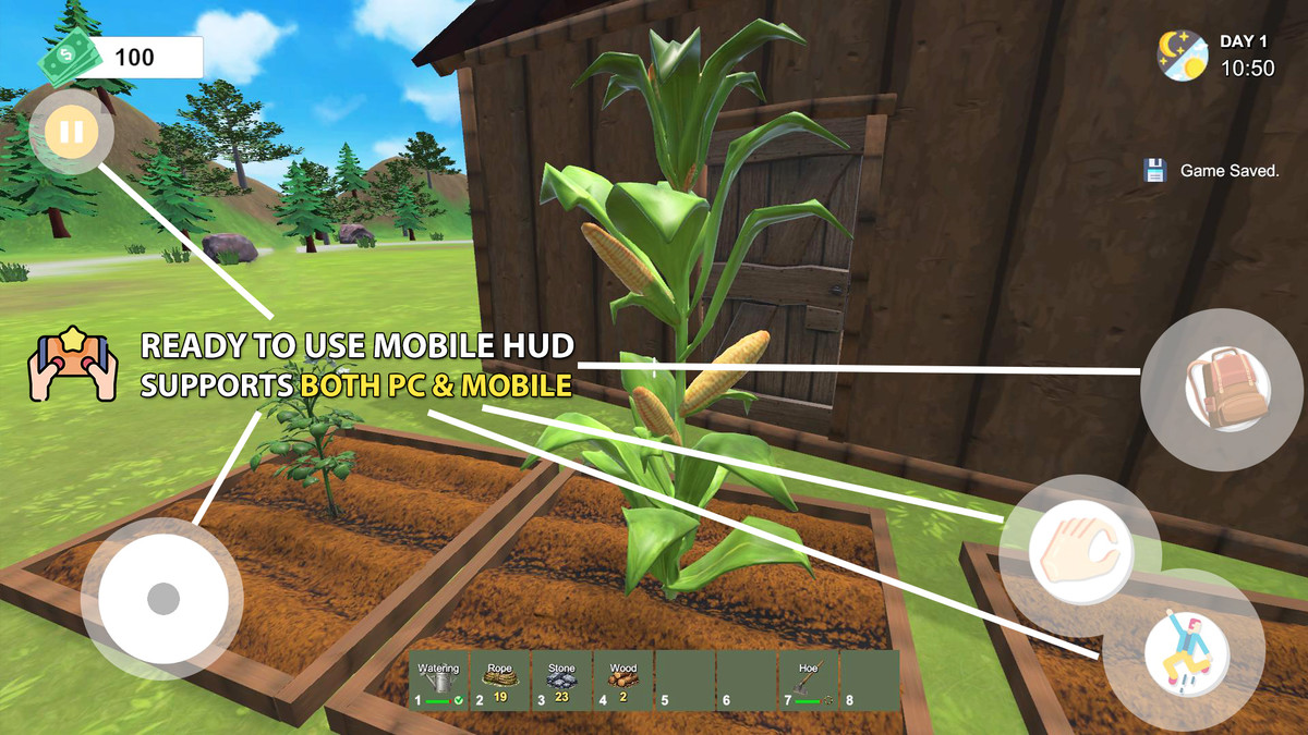 Ultimate Farming, Harvesting and Crop Game System – PC & Mobile Ready