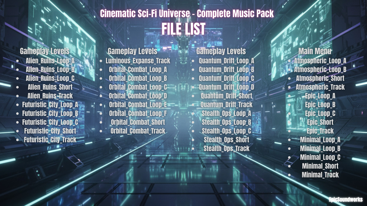 Cinematic Sci-Fi Universe - Complete Music Bundle