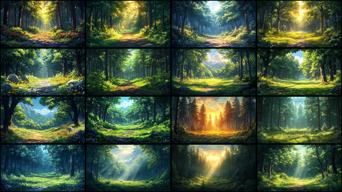 2D Backgrounds Huge Pack
