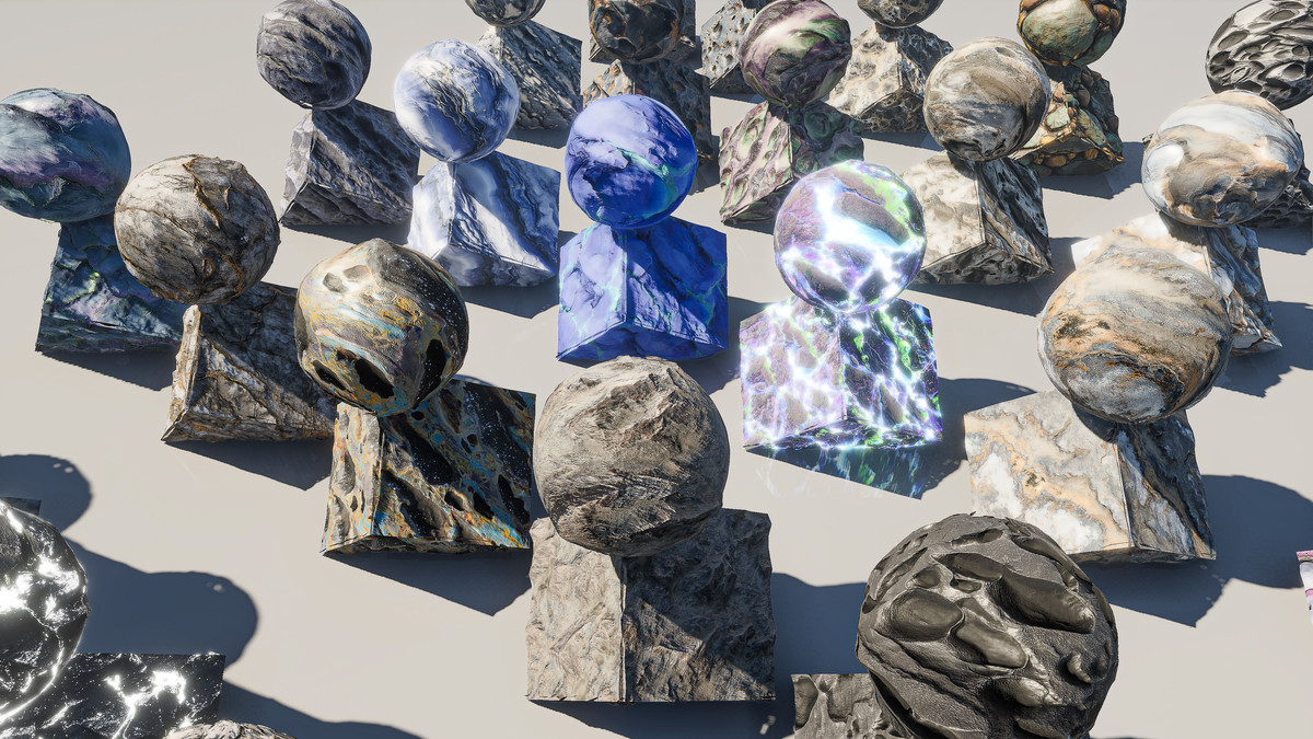 Alien Rocks Materials