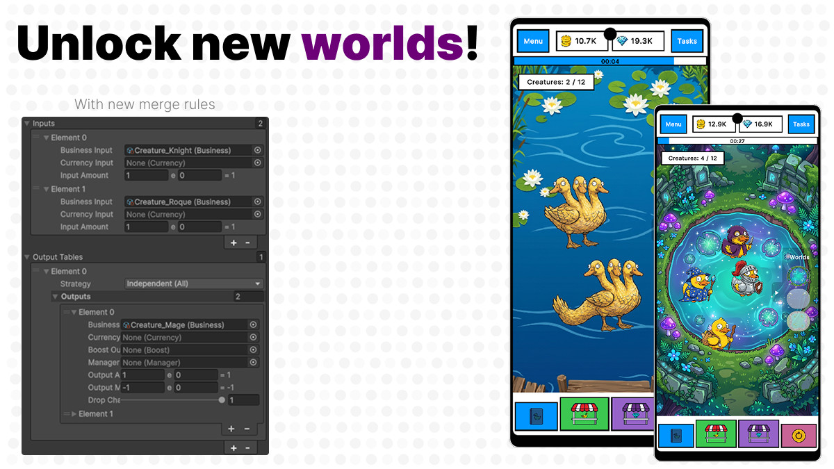 Duck Evolution - Complete Merge Game Template