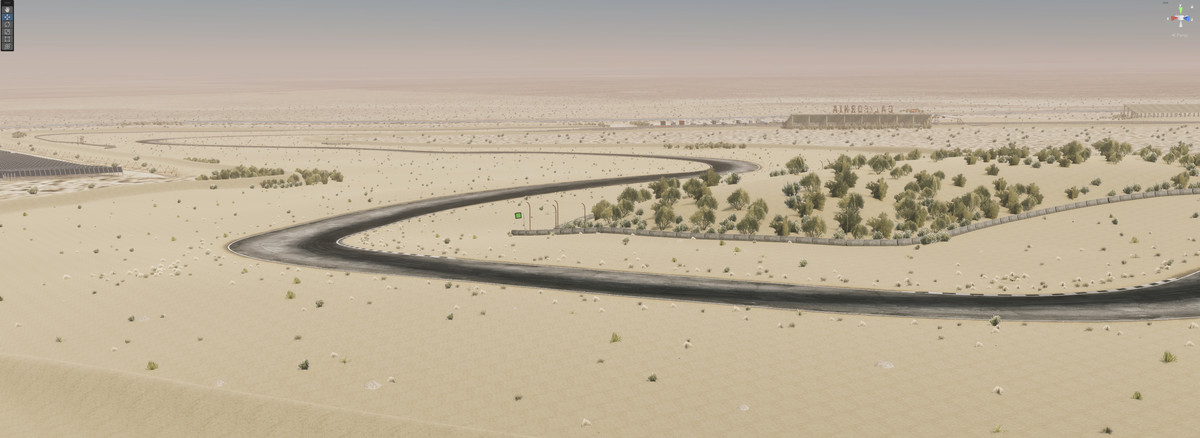 Realistic Race Track California