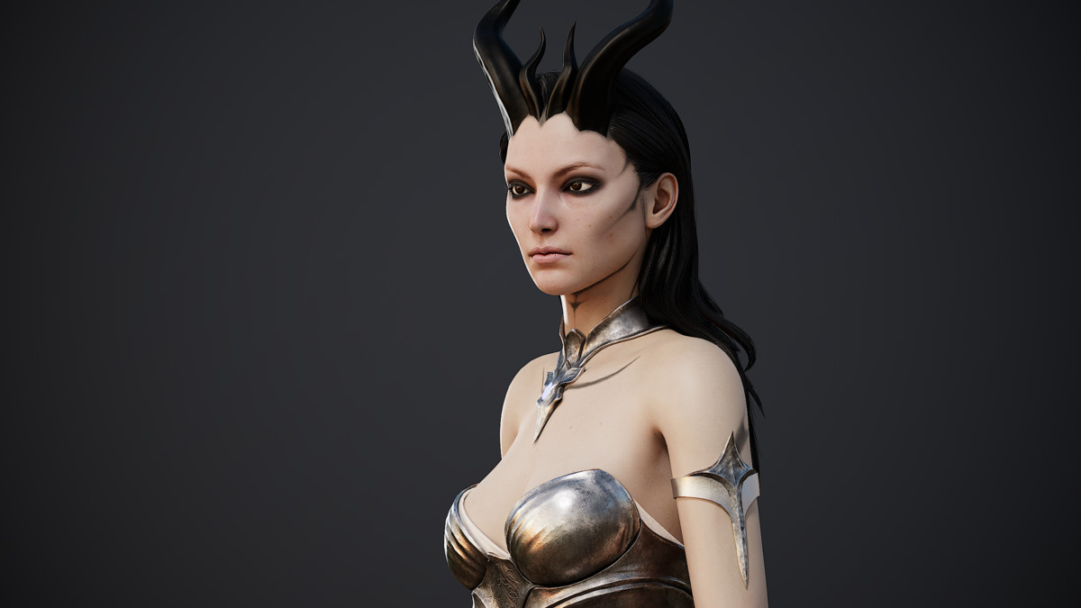 Fantasy Demones Girl