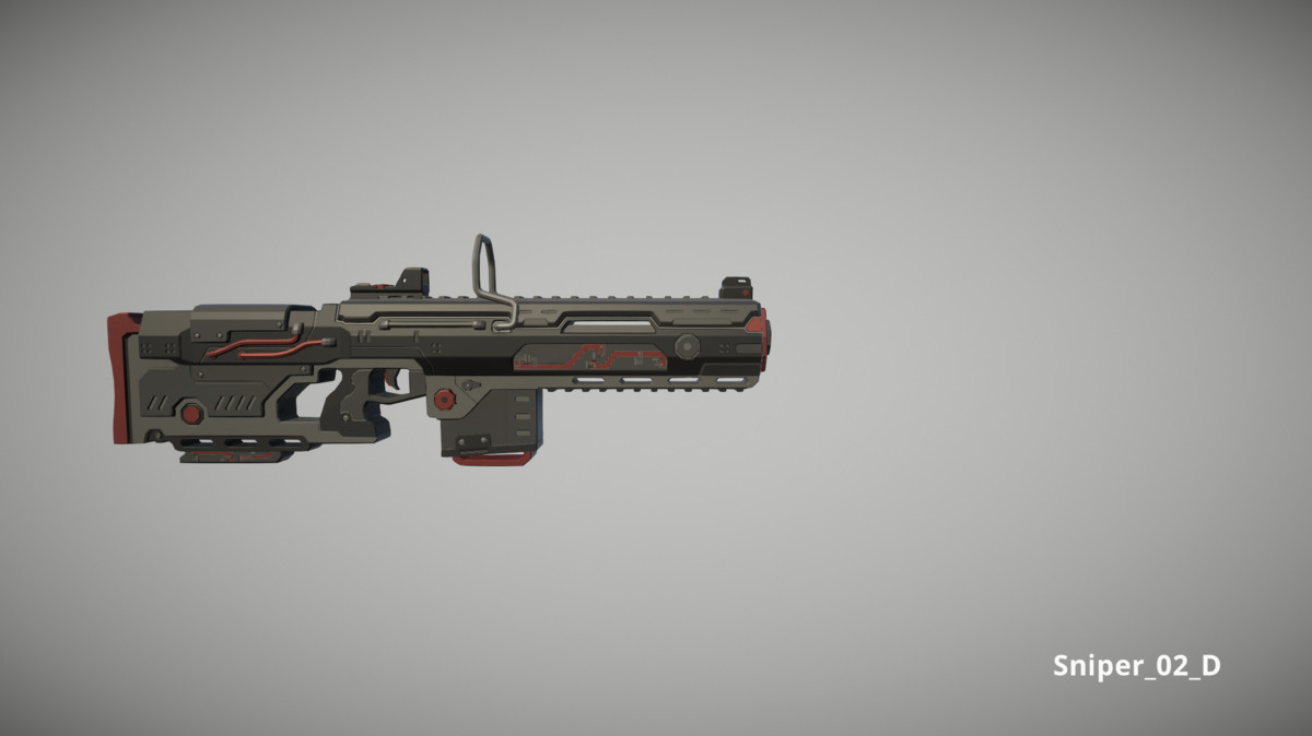 Cyberpunk Armory - Low Poly