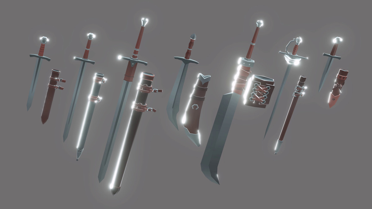 Low-Poly Medieval Fantasy - Advanced Weapons