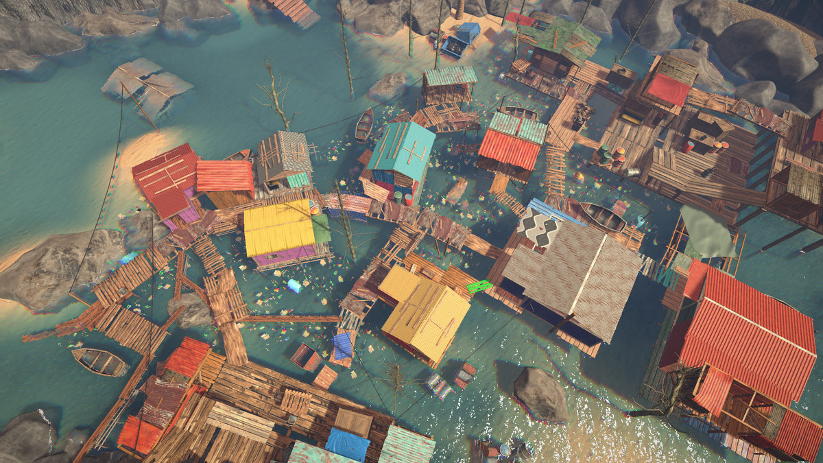 South Pacific Island - Map