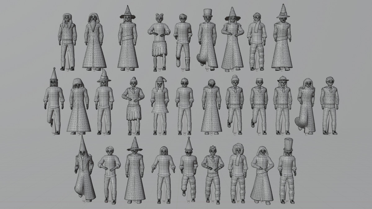 Low Poly Stylized Characters Pack 1 by IGS