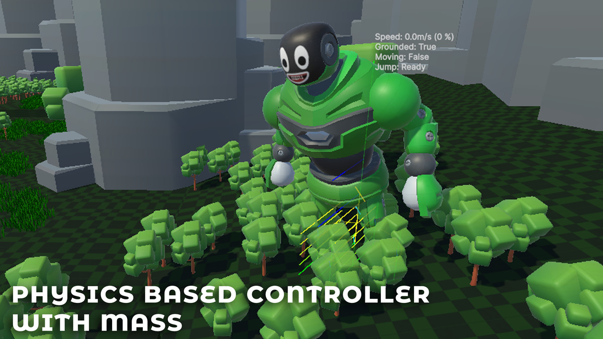 Large Scale Character Controller | Kaiju,Titan and Boss Movement System