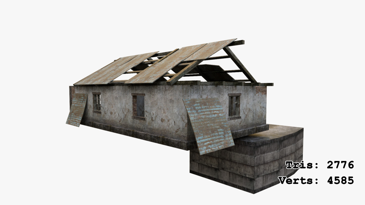 Abandoned Apocalyptic Buildings Mega Pack