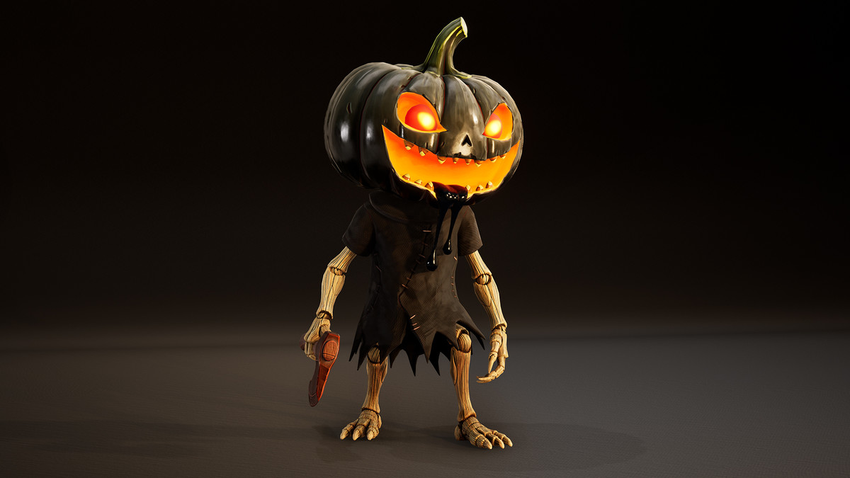 Stylized Pumpkin Horror Character Pack