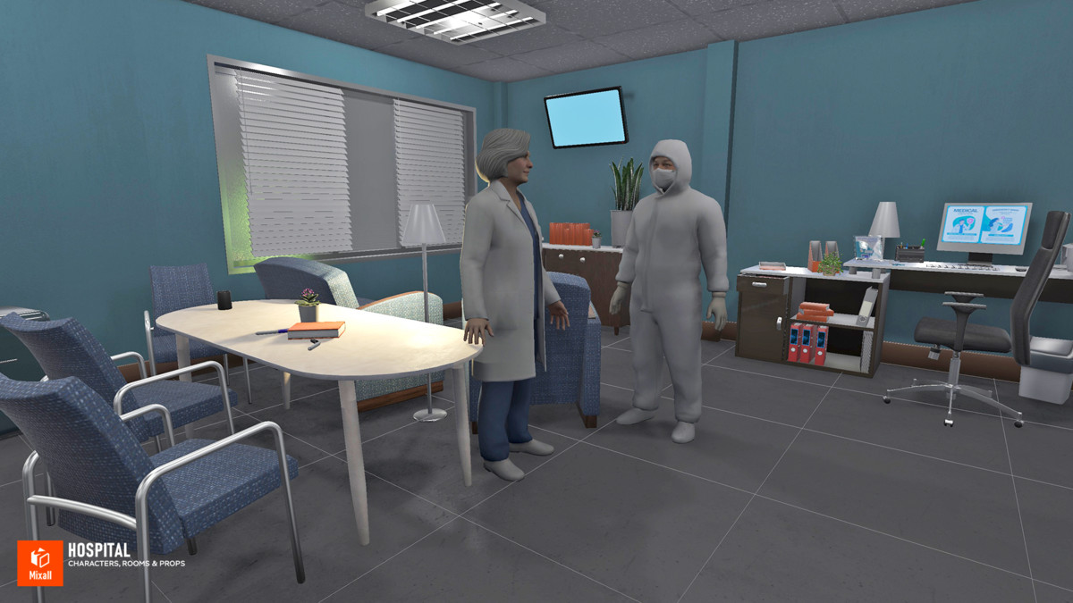 Hospital - Characters, Rooms & Props