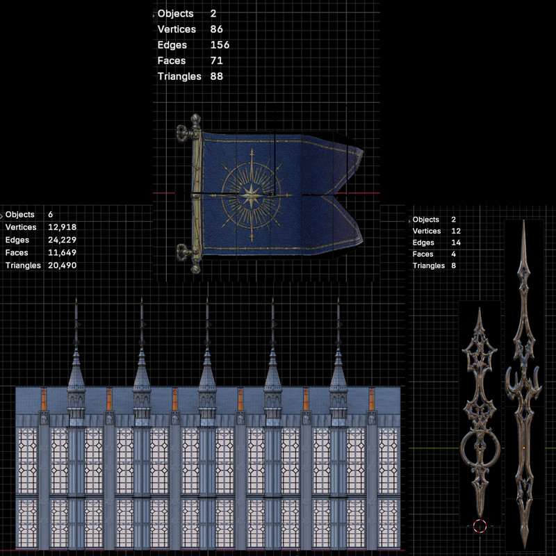 Gothic Clock Tower Environment