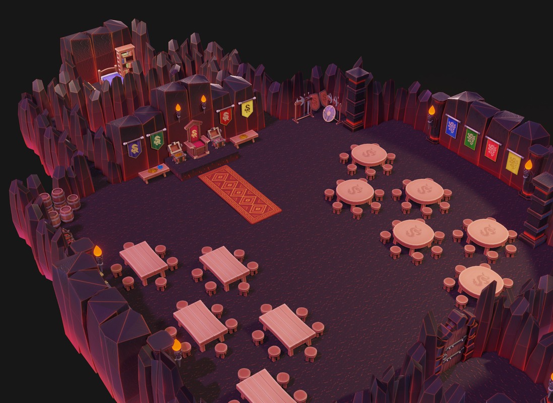 Complete Fantasy Dungeon Creator – Modular 3D Assets + Props + Ambience + SFX