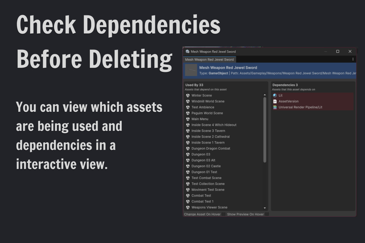 Better Delete - Project Cleaner & References Finder