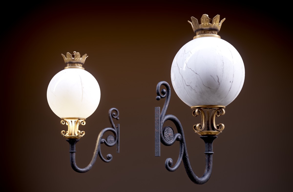 Round Street Lamp