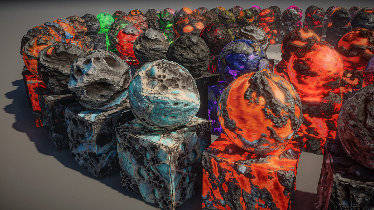 Alien Ground Materials - Magmatic