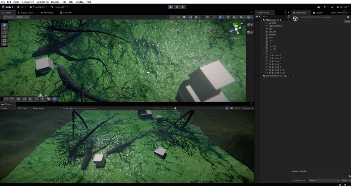 Swamp / Water shader (URP)