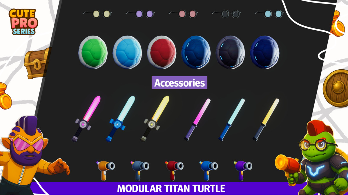 Titan Turtle Modular Pack Cute Pro Series