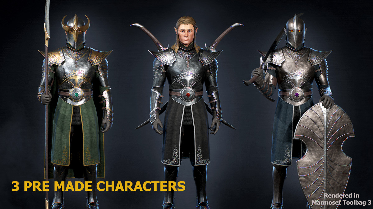 Elves Characters Pack
