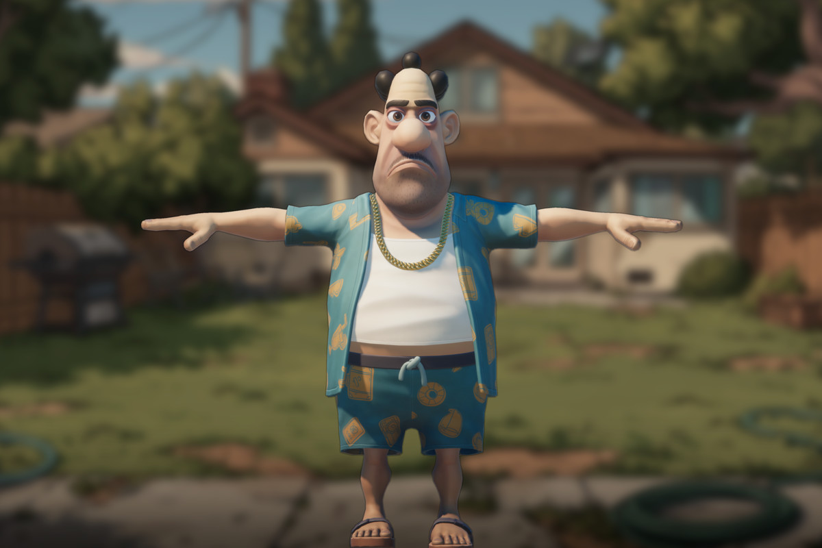 Stylized Funny Male Character
