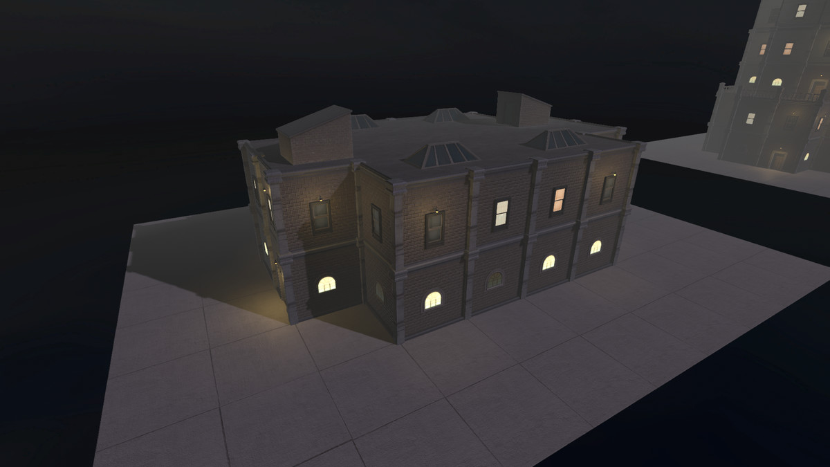 Realistic Modern Modular Building 1 Asset Package