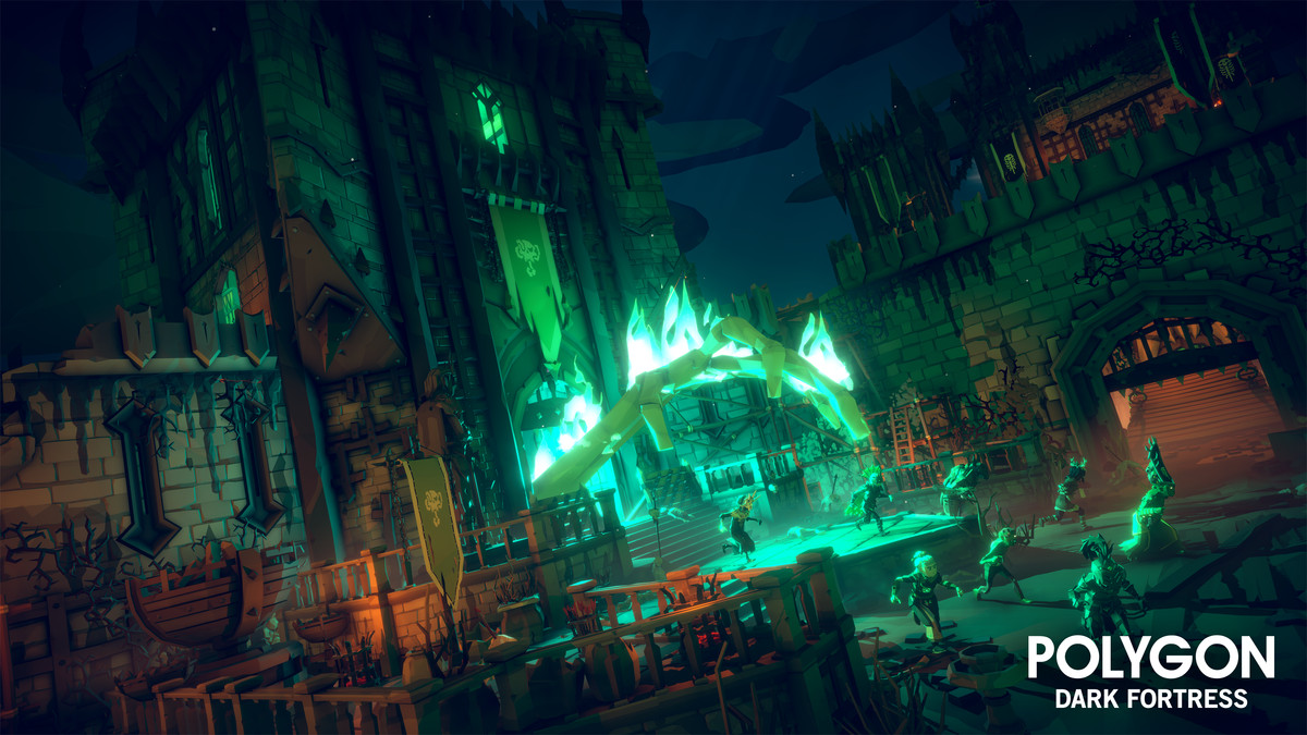 POLYGON - Dark Fortress - Low Poly 3D Art by Synty