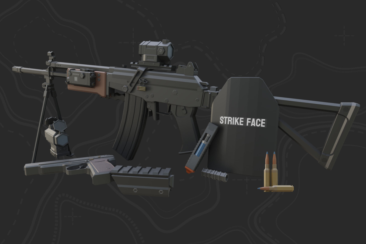 Low Poly Weapon Bundle Pack V
