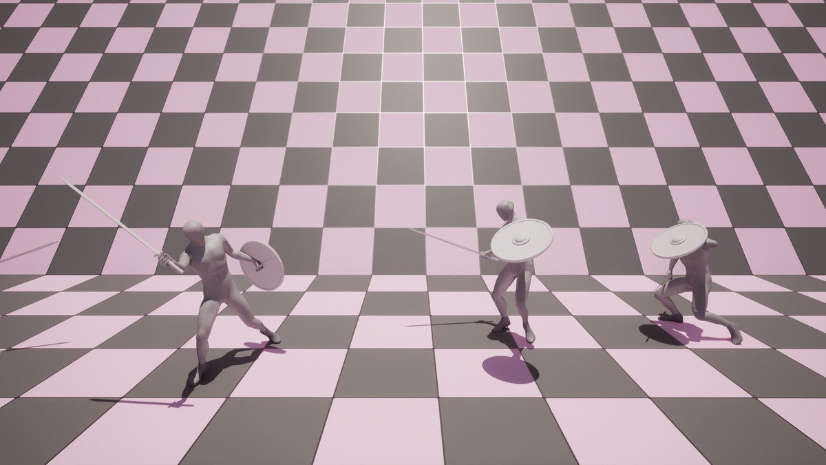 Knight Sword Fight Anim Set