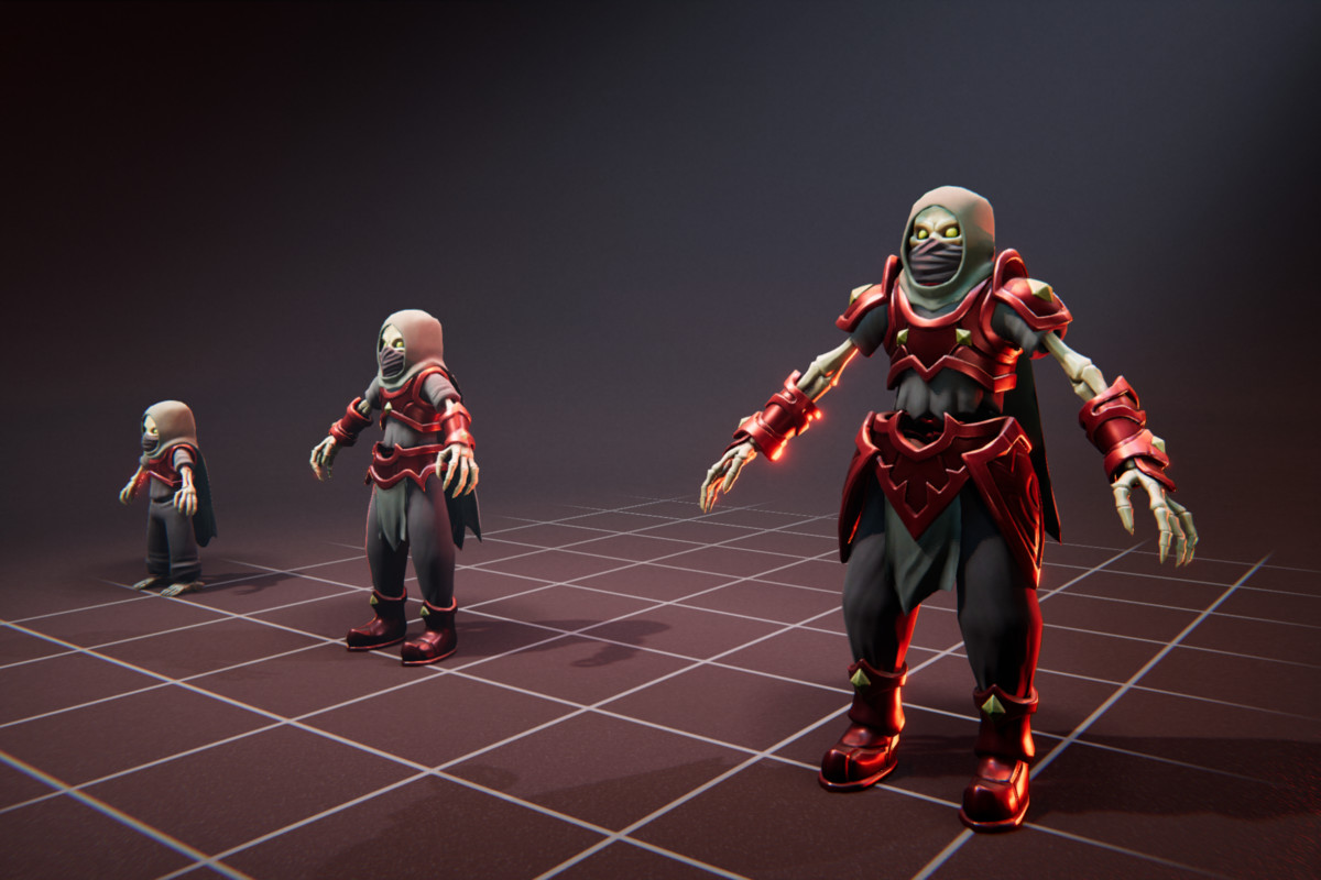 Robe Skeleton - 3 Characters + Animations
