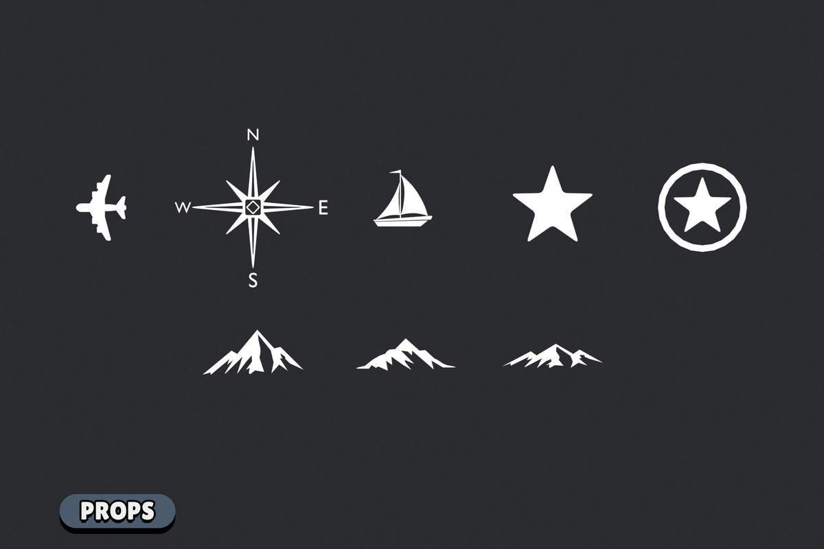 Toon Style World Map Pack