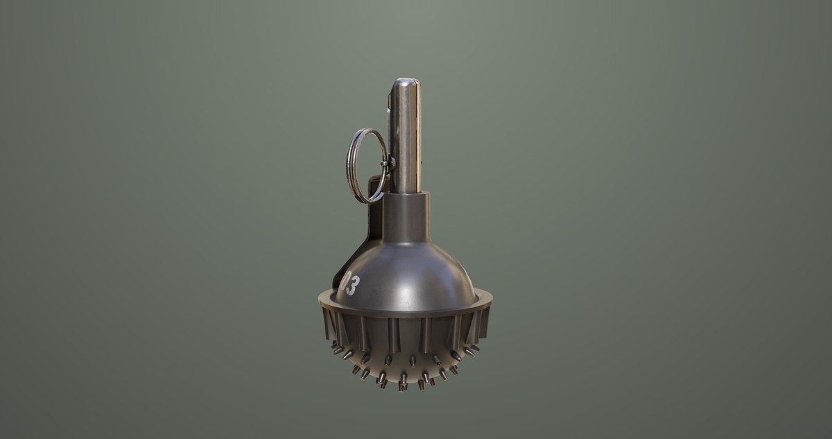 Smoke and Flash Grenades Single Mat URP HDRP Textures