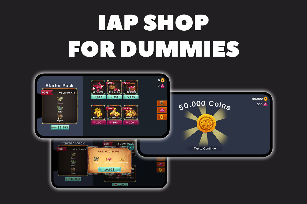 Mobile IAP Shop Template