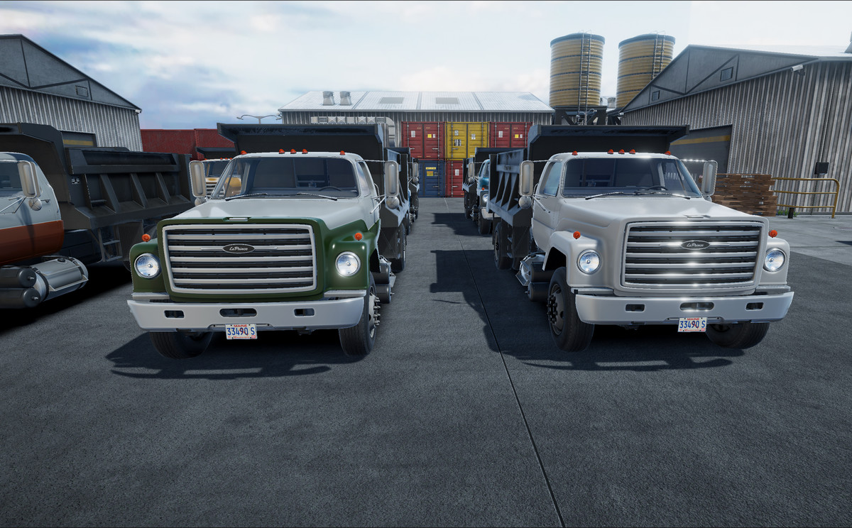 80s generic dump truck