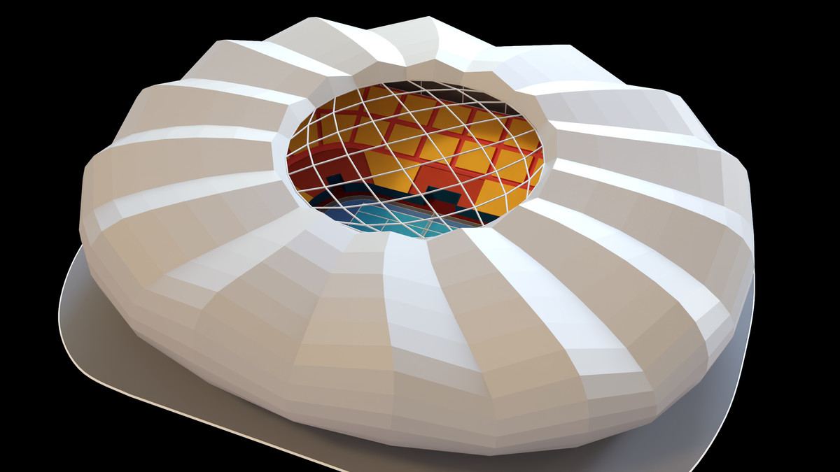Stylised Sport Stadium Collection - 12 Low Poly Modular 3d Assets