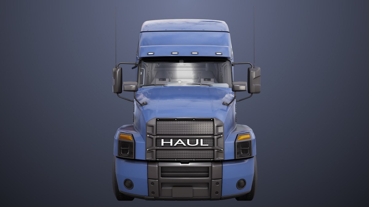 Heavy Truck Blue Chassis 05 URP HDRP Textures