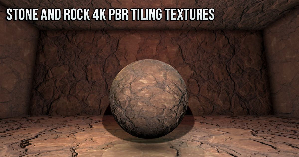 21 Stone and Rock 4K PBR Tiling Textures Collection