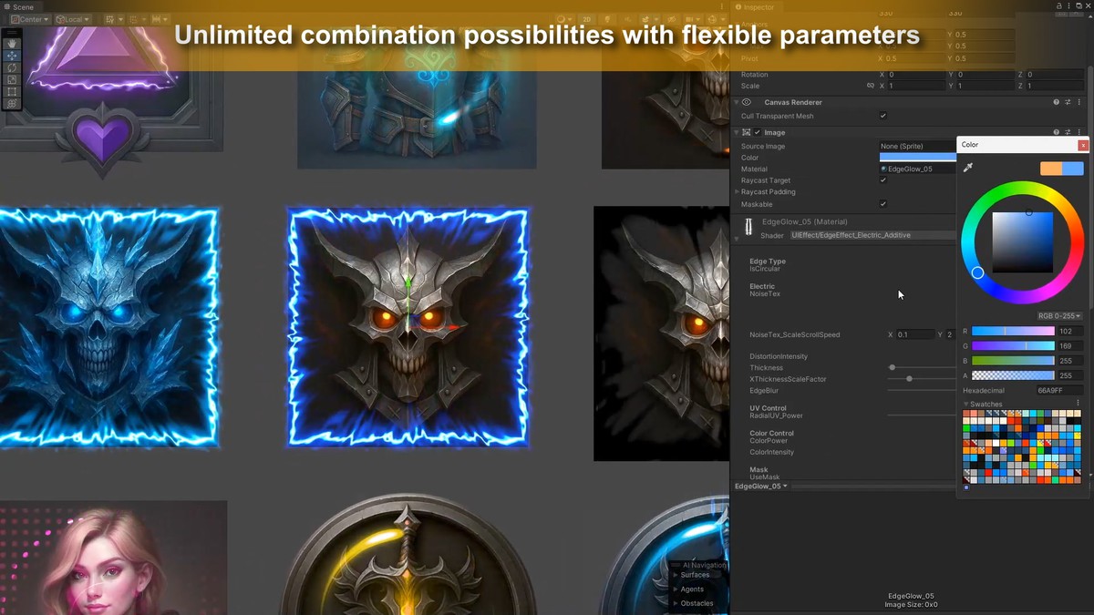 UI Shader Effects - Edge Effects