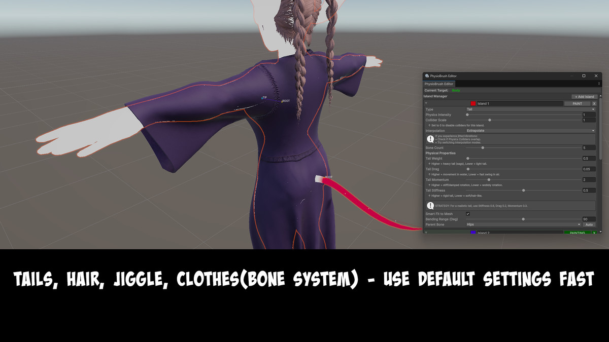 PhysioBrush: Procedural Bone Physics & Jiggle Generator