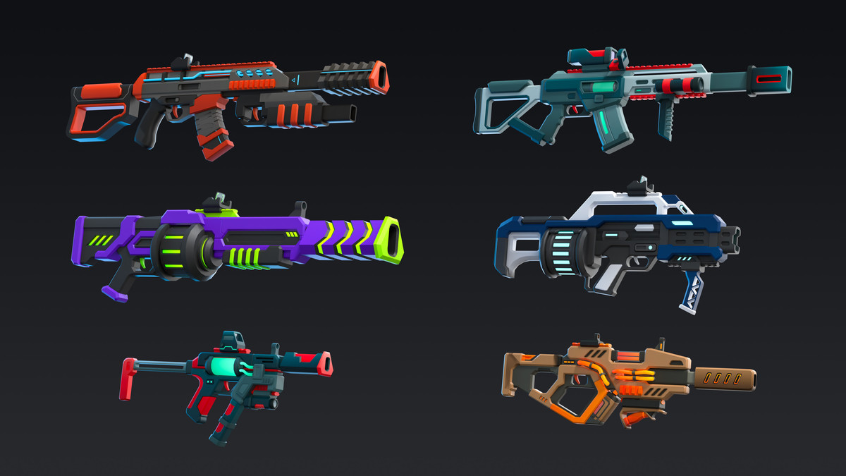 Sci-Fi Weapons Mini - Low Poly Asset Pack