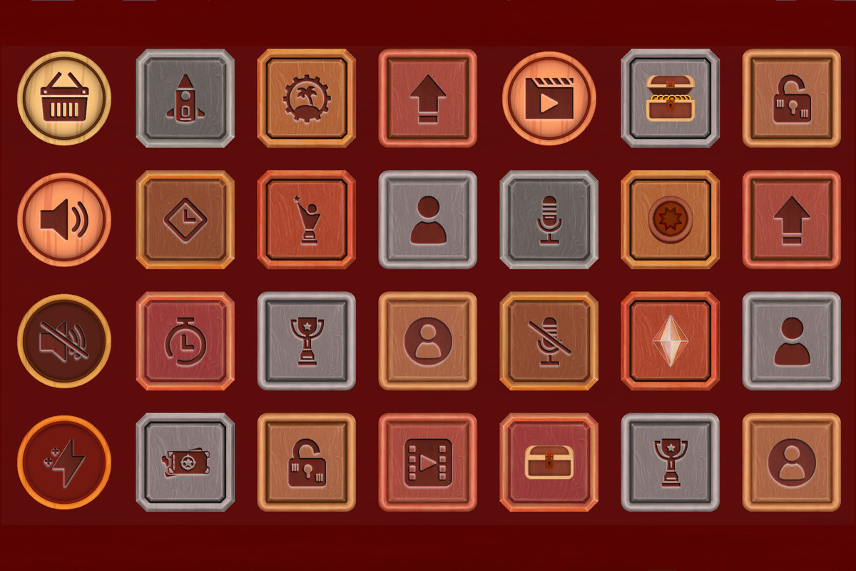 Wooden Ultimate GUI Pack