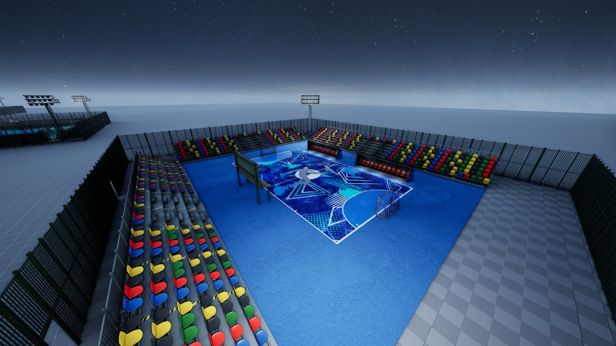 Modular Tennis Soccer Basketball Sport Court
