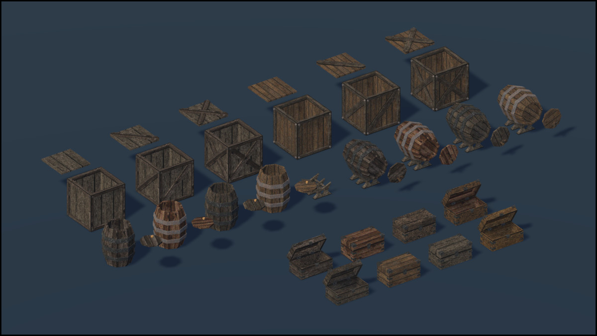Cold Fortress - Retro Style Modular Environment Pack