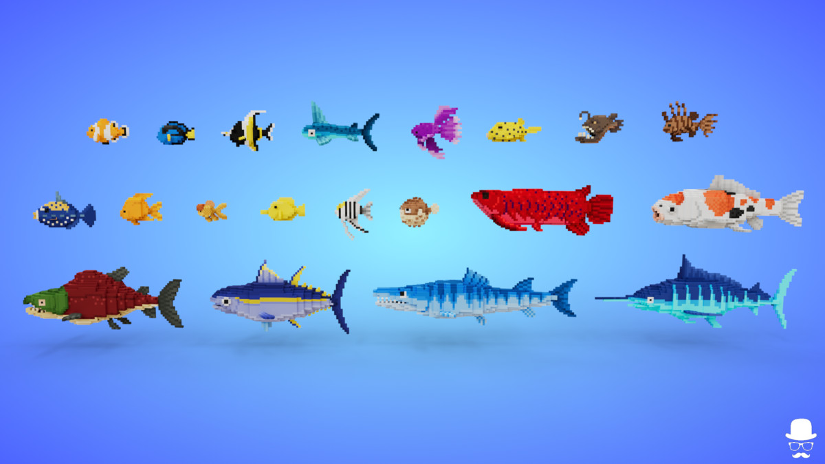 Voxel Fish Pack