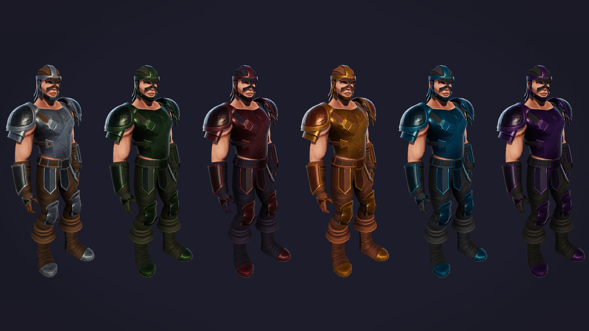Character & Armor Bundle for Stylized Fantasy RPG