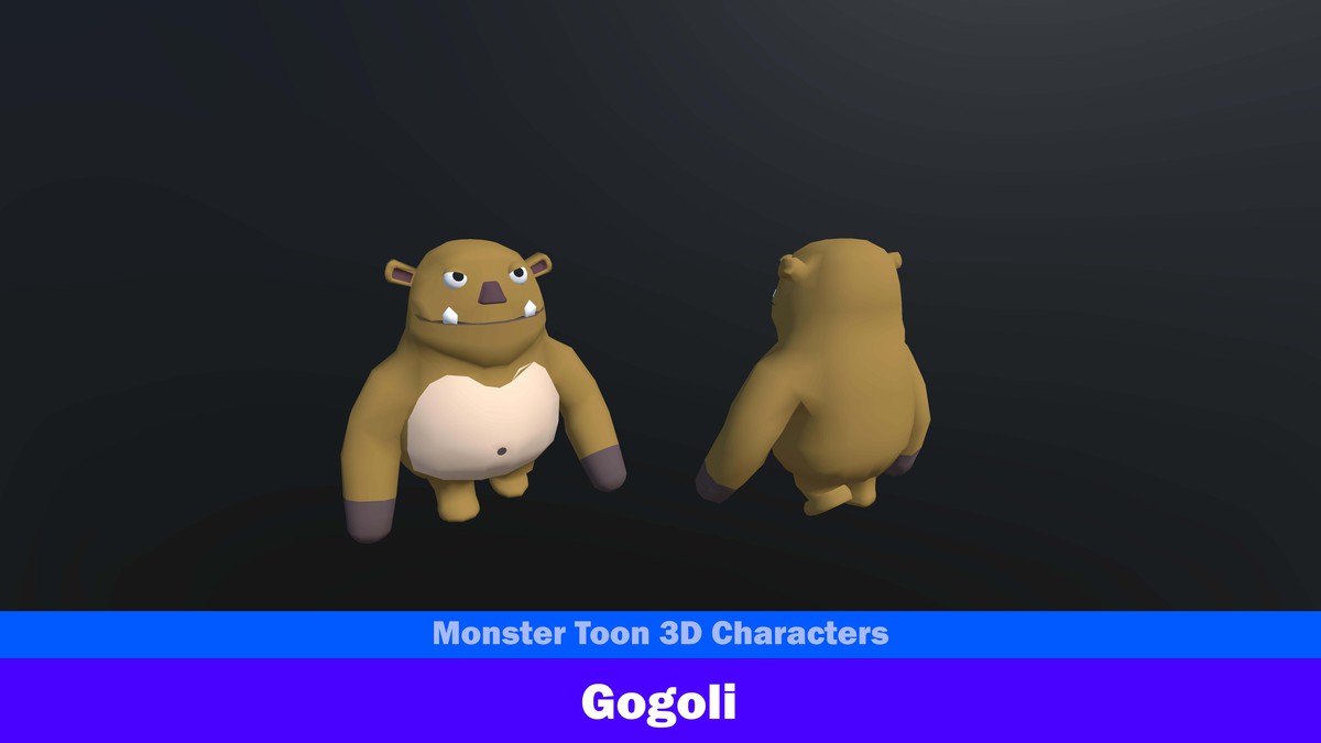 Monster Toon 3D Characters