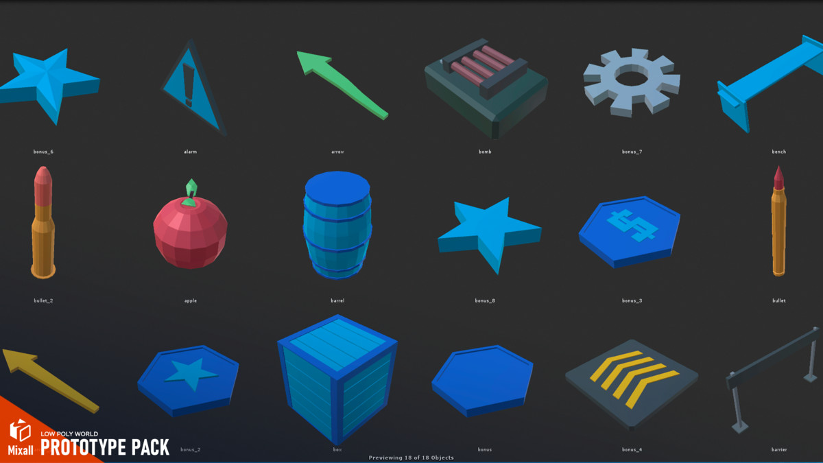 LOW POLY WORLD - PROTOTYPE PACK