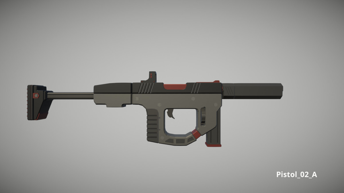 Cyberpunk Armory - Low Poly