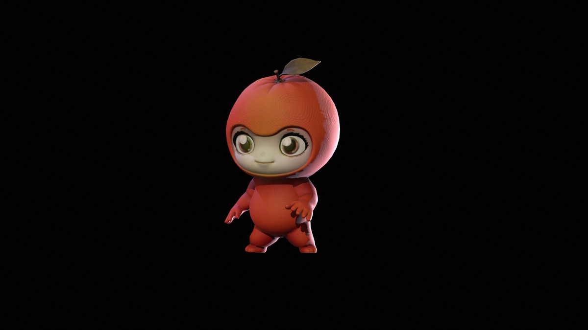 Chibi Fruit Orange