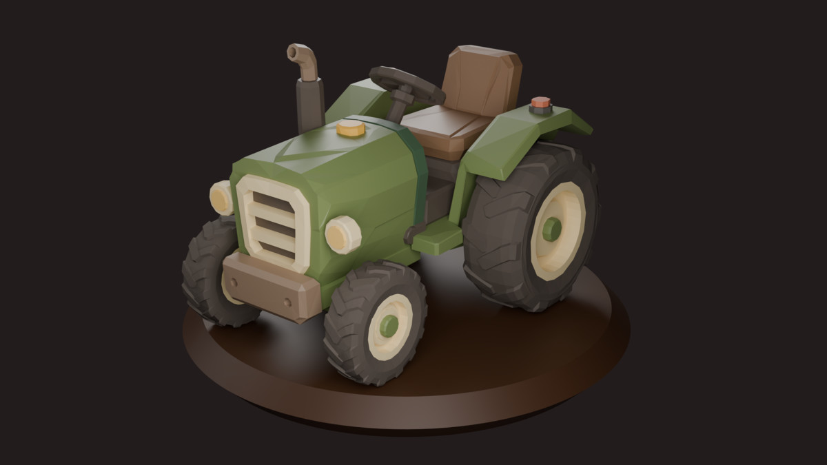 Low Poly Cozy Village Vehicles Pack
